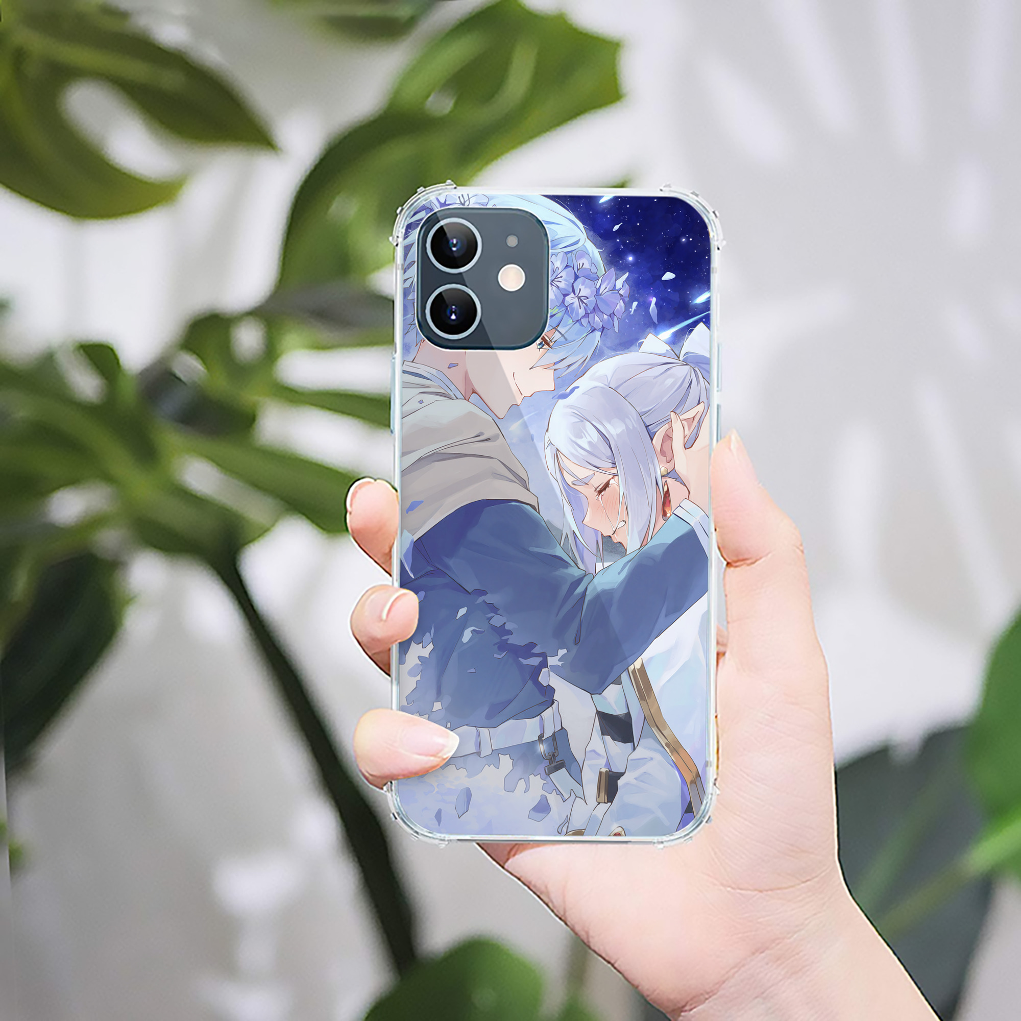 （画像用） 葬送のフリーレン Frieren 【iPhone 12シリーズ対応】透明スマホケース（クリアソフトケース）